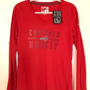 Washington Capitals Long Sleeve Adidas NHL